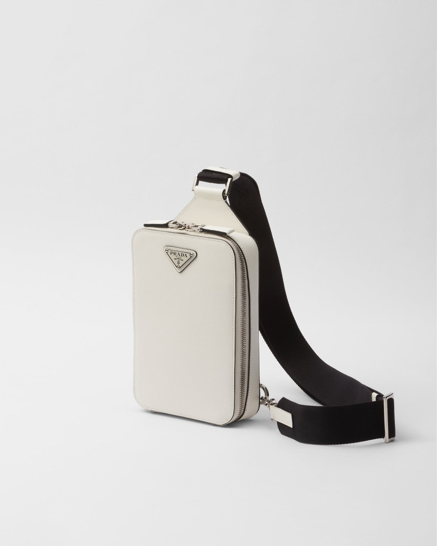 Sac Prada Brique en cuir Saffiano