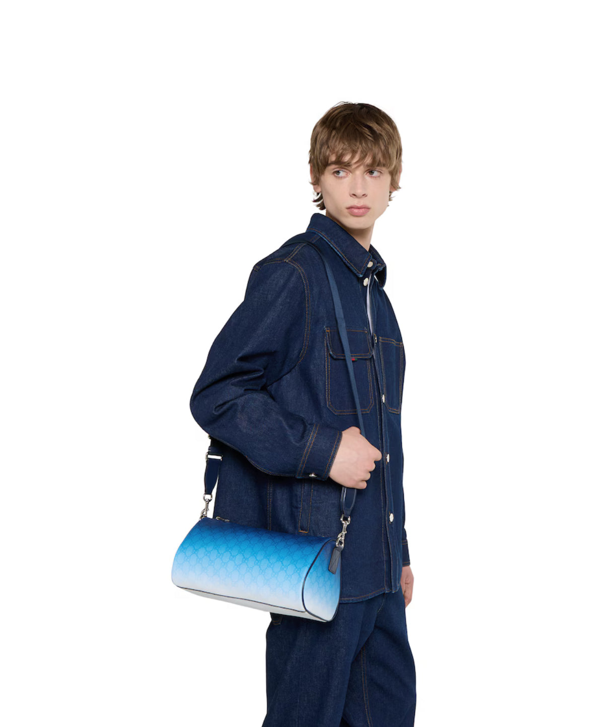 Sac cylindrique Gucci Chroma petit format