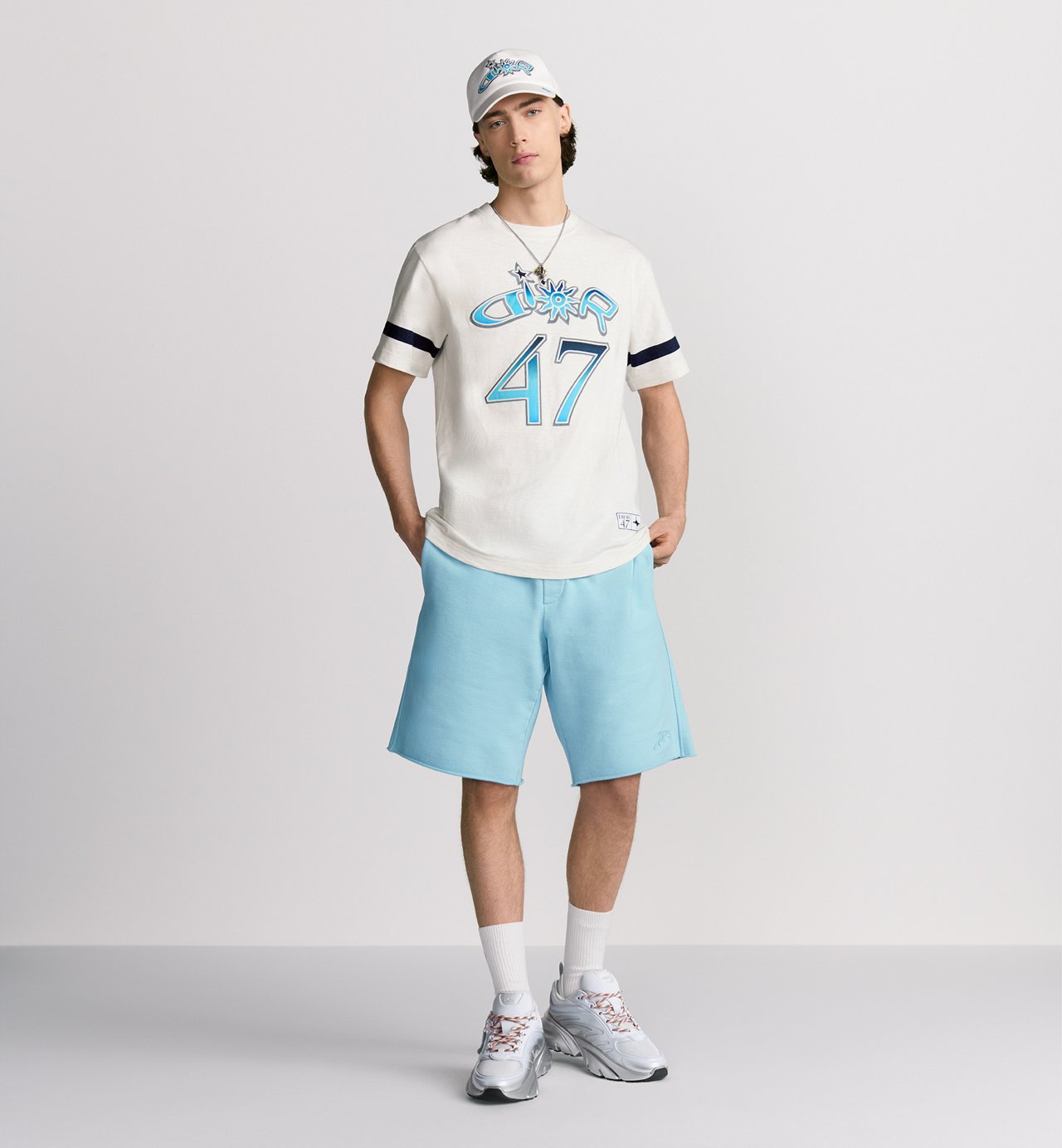 T-shirt DIOR AND LEWIS HAMILTON, coupe relax