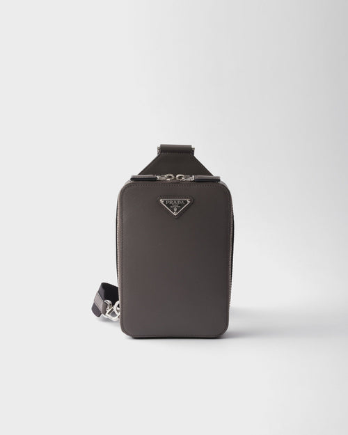 Sac Prada Brique en cuir Saffiano