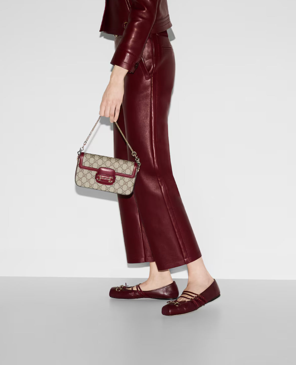 Sac à épaule Gucci Horsebit 1955 Soft petit format