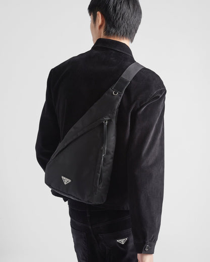 Sac à dos en Re-Nylon et cuir