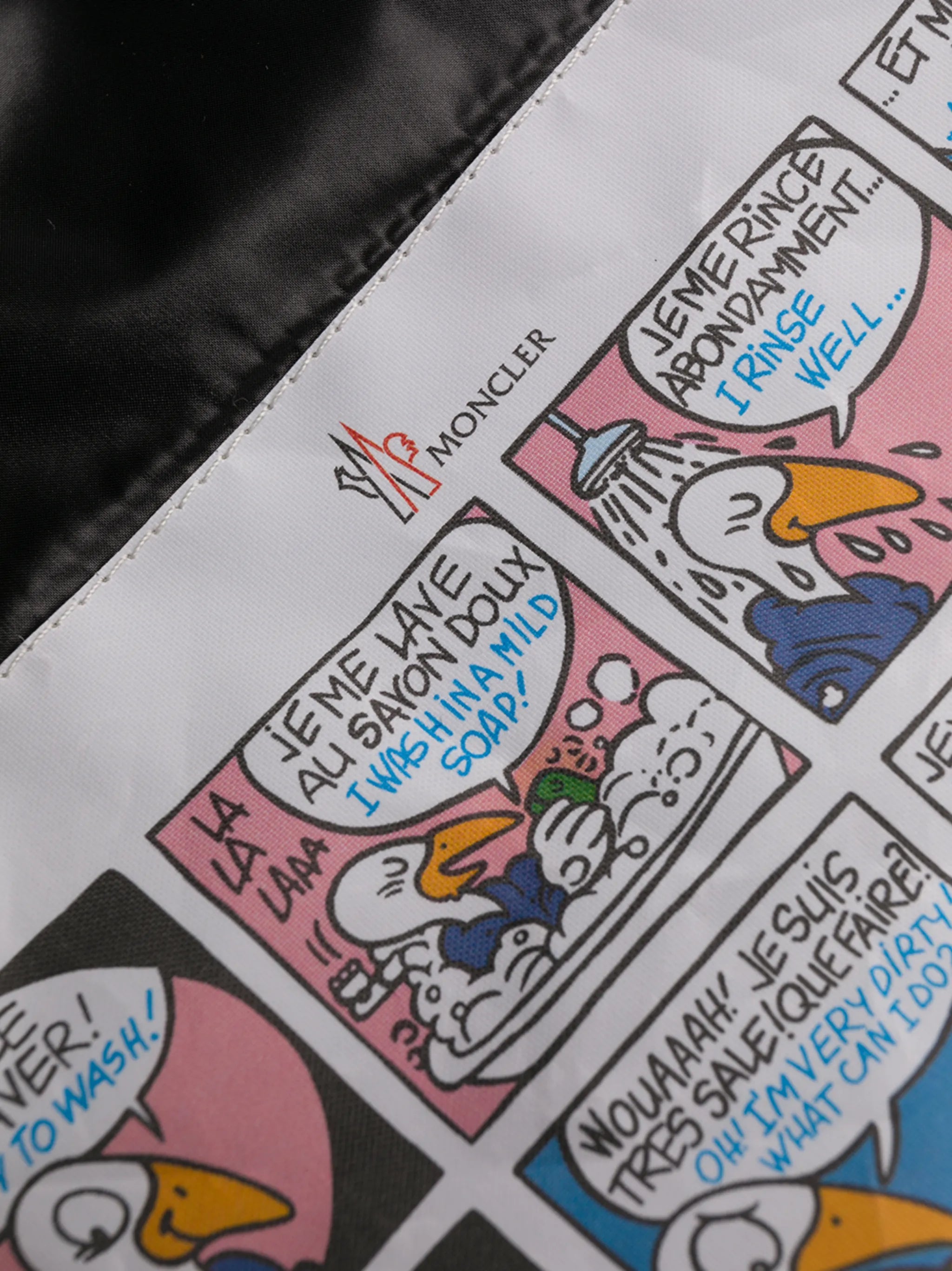 Moncler doudoune à patch logo