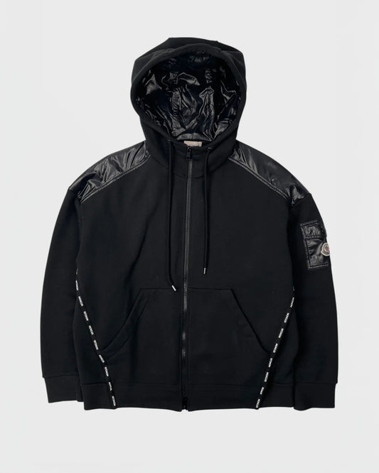 Moncler bi-matière veste à capuche