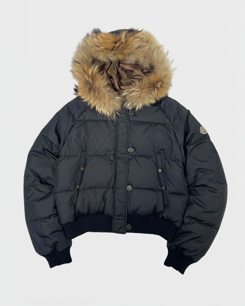 Moncler doudoune capuche à fourrure