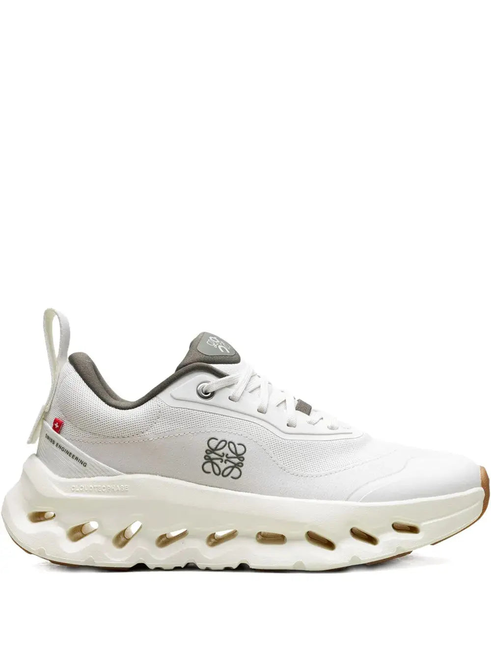On Cloud × Loewe — Cloudtilt White Kaki