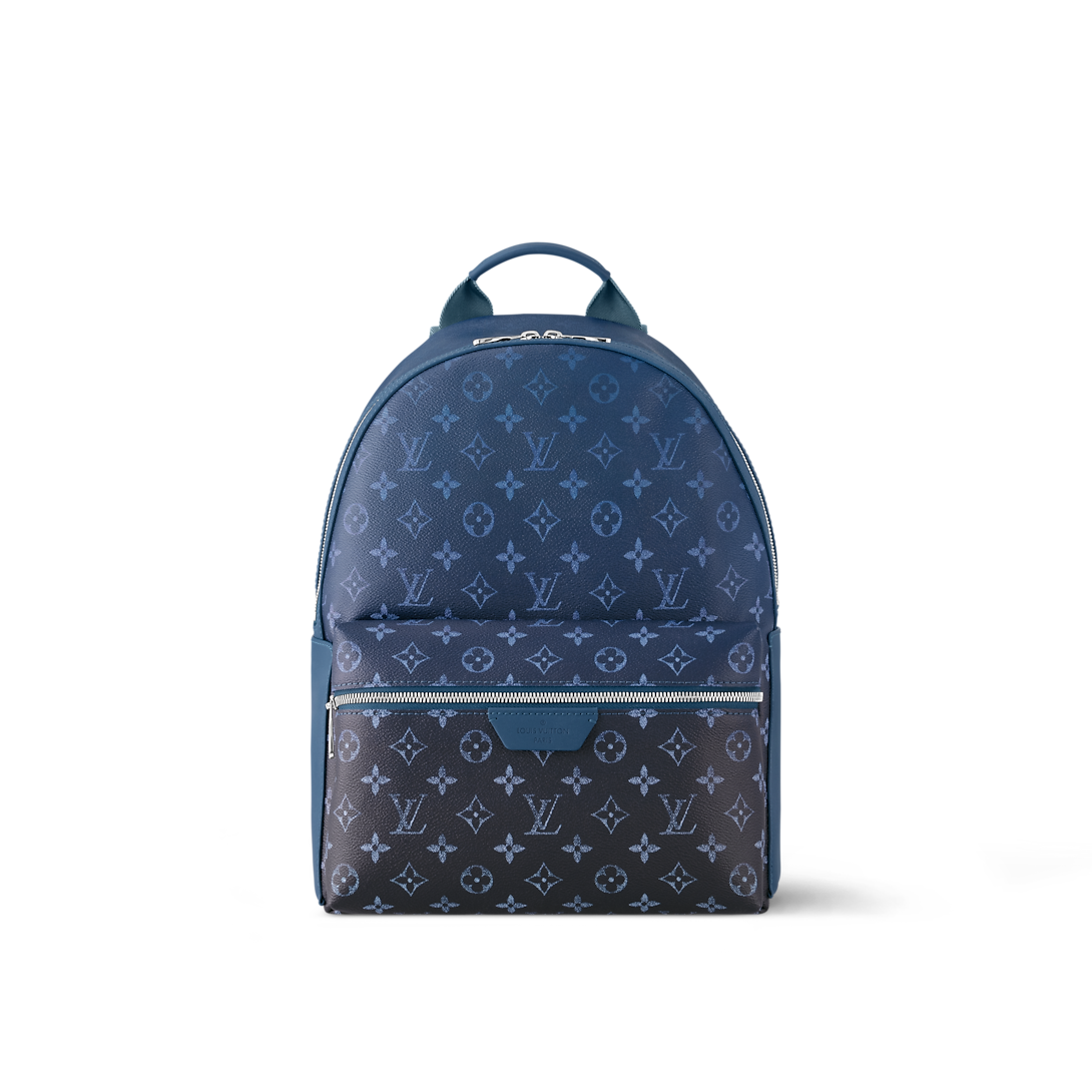 Sac à dos Discovery PM Toile Monogram Bleu et noir