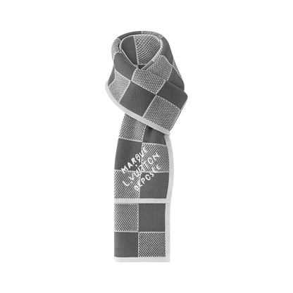 Bonnet et Écharpe Damier Heritage Gris