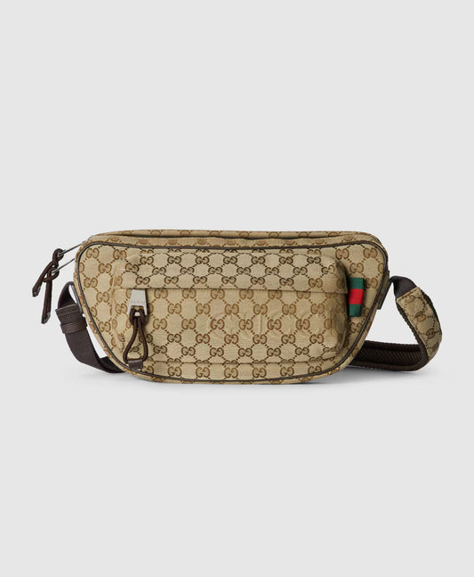 Sac à bandoulière en toile GG grand format