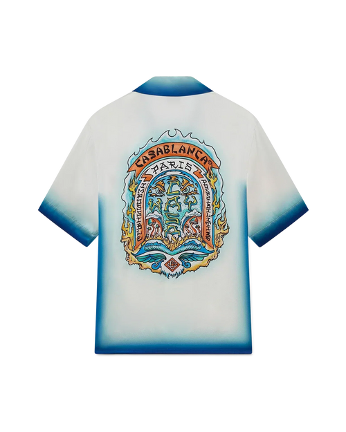 Casa Way Skate Short Sleeve Silk Shirt