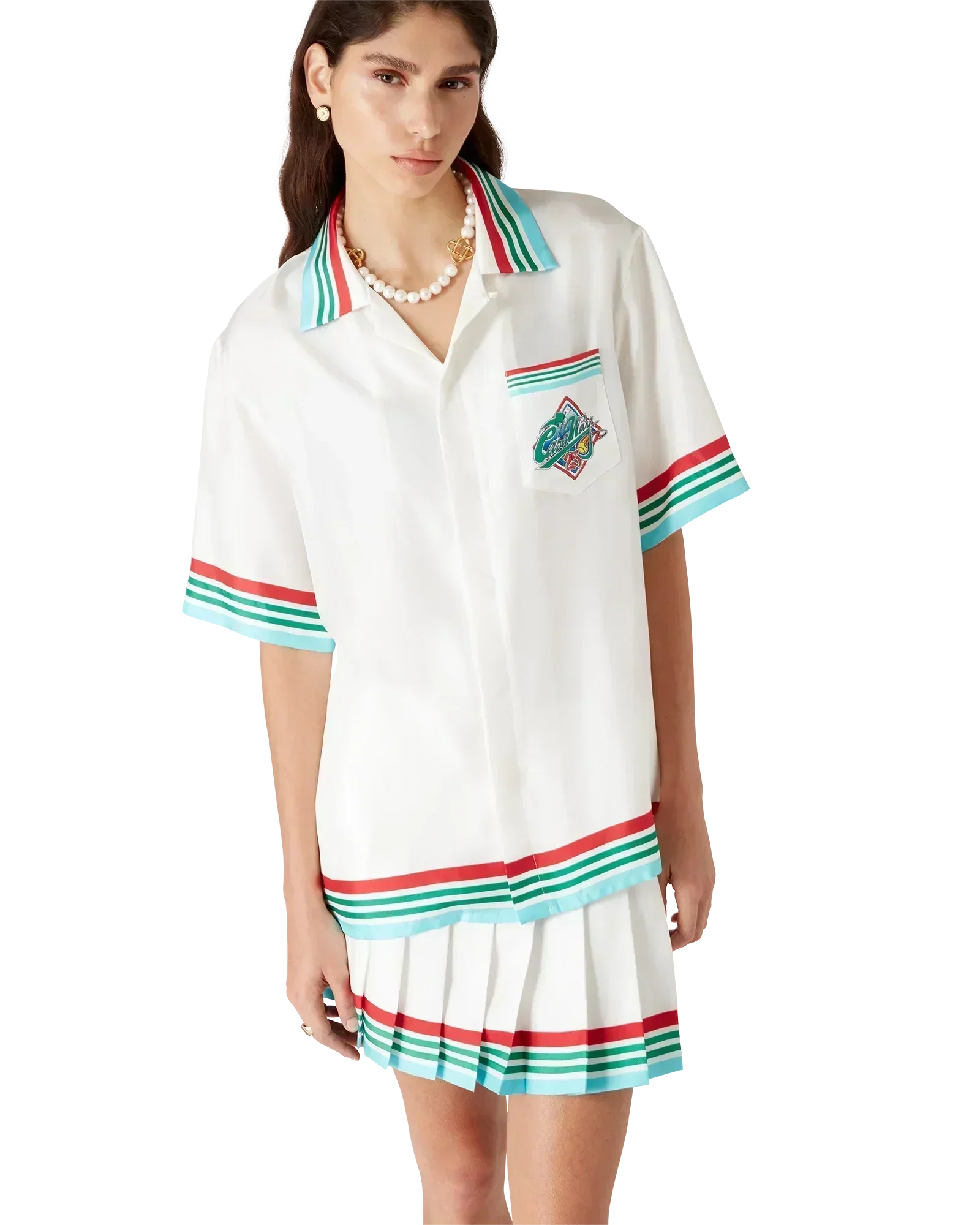 Casa Way World Series Short Sleeve Silk Shirt